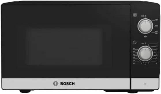 Bosch Mikrowelle FFL020MS2 800 W 44 cm 27 cm mit LED-Beleuchtung Silber