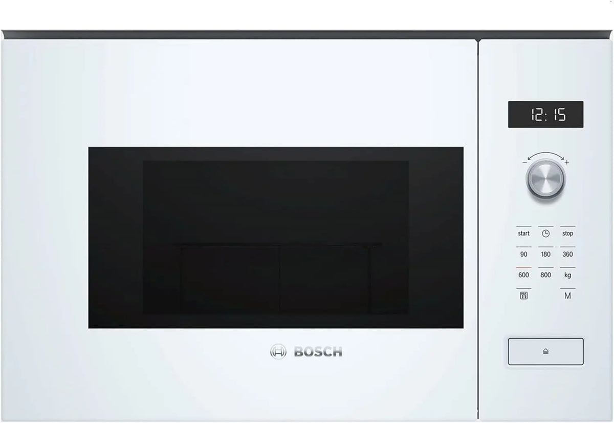 Bosch Mikrowelle BFL524MW0 800 W 60 cm 25,5 cm mit Display und LED-Beleuchtung