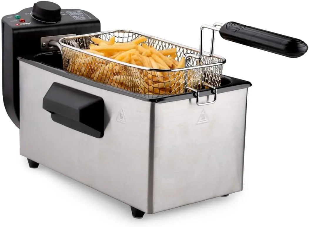 alpina Fritteuse Silber