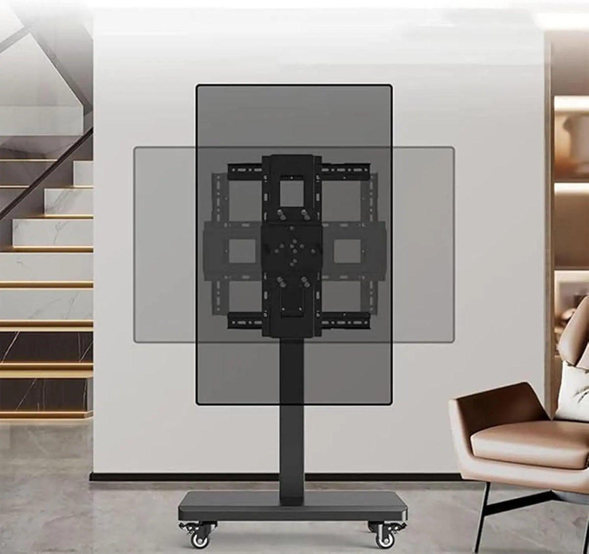 Bodenständer Fernseher mit Display