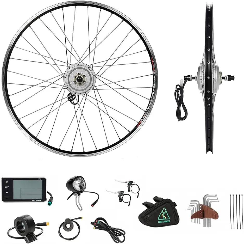 YOSE Fahrrad 36V250W 28 Zoll mit Display Silber