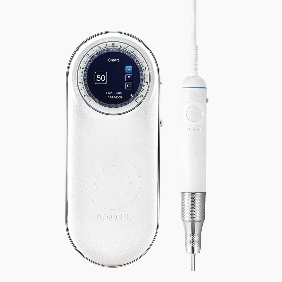 Professionelle Elektrische Nagelfräser für Gelnägel - O NAIL Kabellose Maniküre Pediküre Set mit LCD & 50.000 U/min