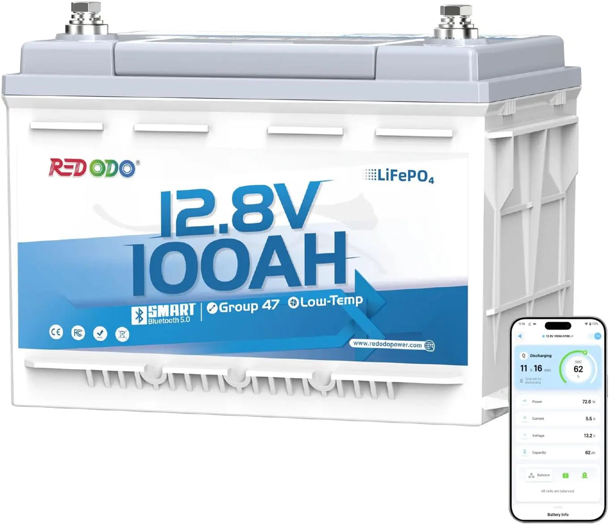 Redodo Batterie 12 V mit Bluetooth