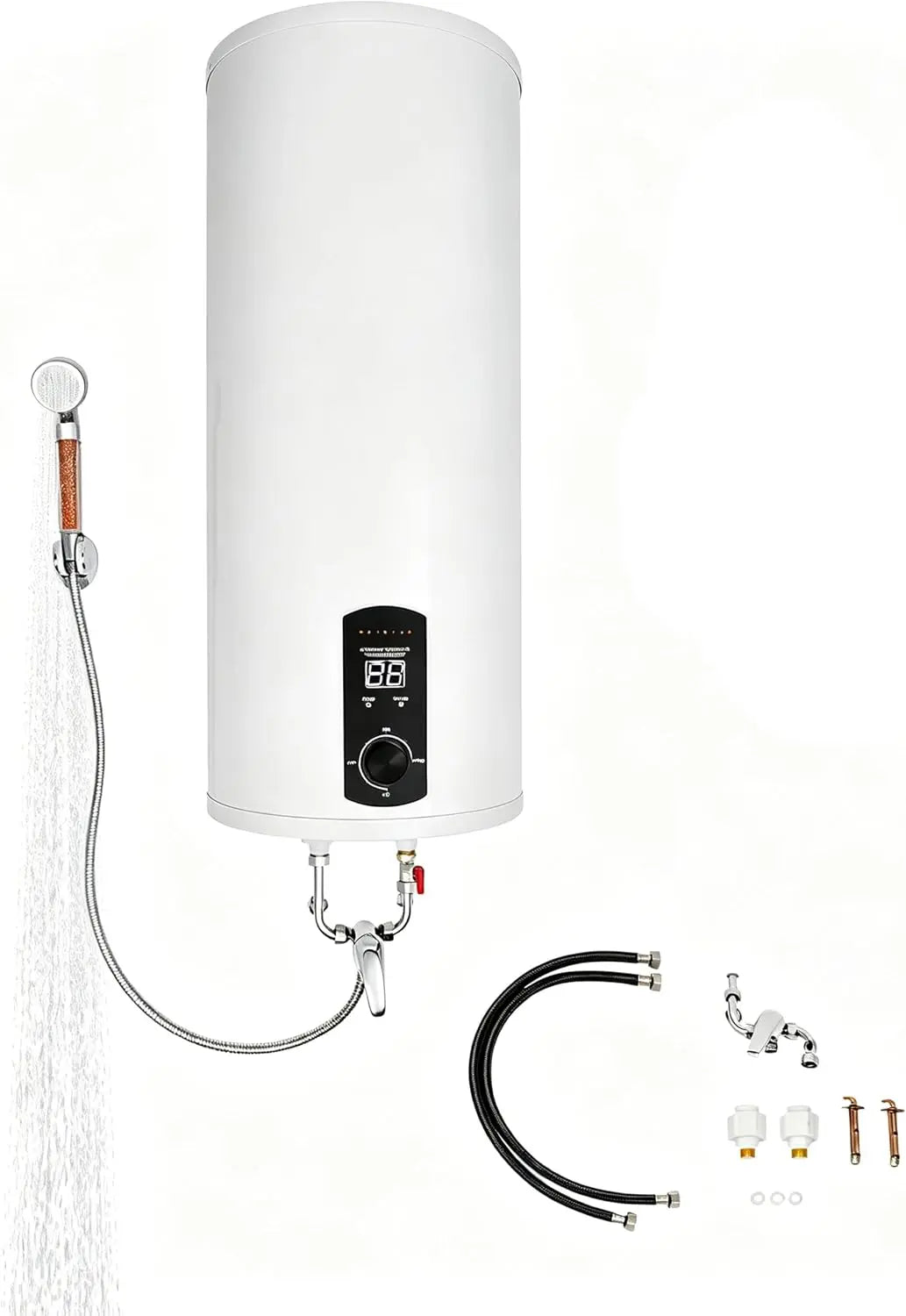 Warmwasserspeicher 2000 W 50 l 80 l mit LED-Beleuchtung