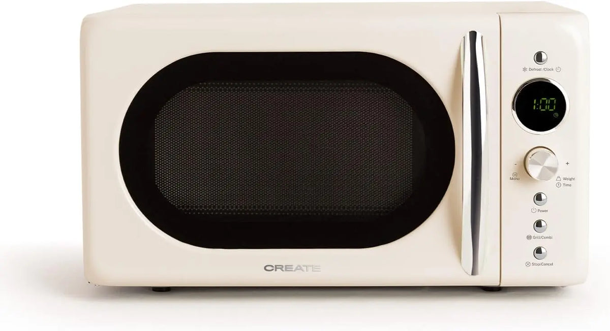 CREATE Mikrowelle 900 W 20 l 245 mm mit Display