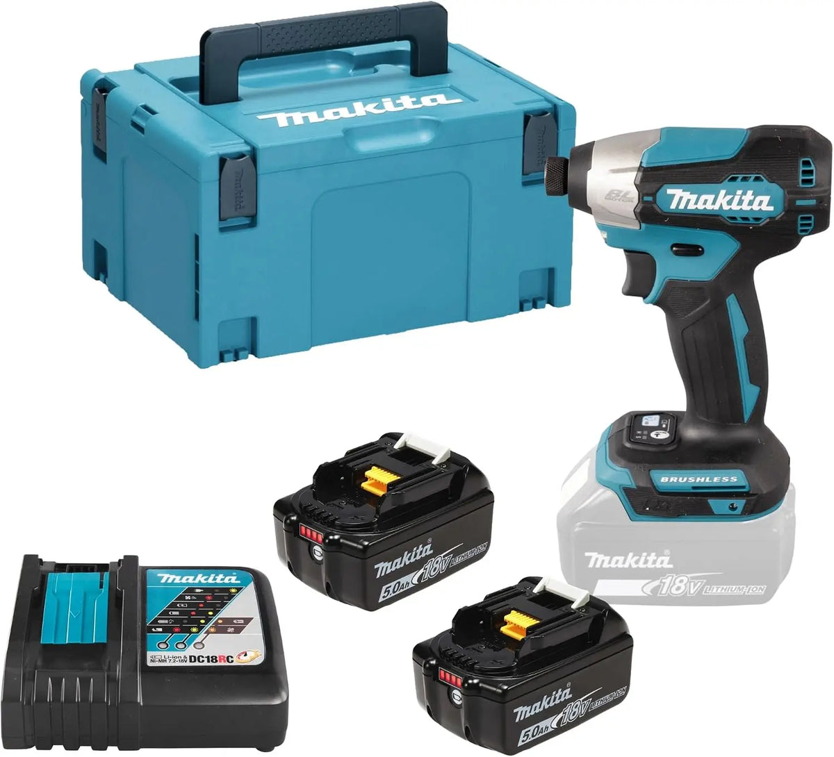 Makita Akku-Drehschlagschrauber DTD157RTJ 18 V 0 Ah