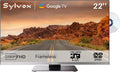 SYLVOX Fernseher RJ45 12 V 22 Zoll mit WLAN und Bluetooth