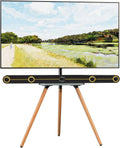 PUTORSEN Fernseher 35KG 65 Zoll mit höhenverstellbar Schwarz