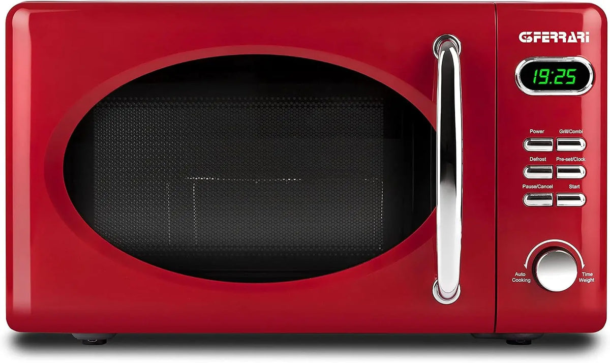 G3 Mikrowelle G10155 1150 W 20 l 8 Programme mit Timer Rot