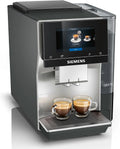 Siemens Kaffeemaschine EQ700 mit Display Silber
