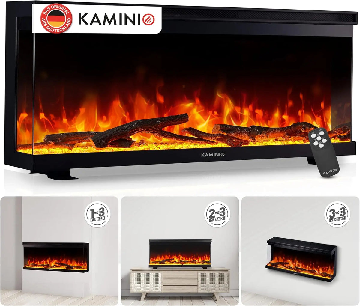 KAMINIO Heizgerät mit Wärmefunktion