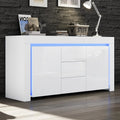 Merax Kommode 140 cm mit LED-Beleuchtung