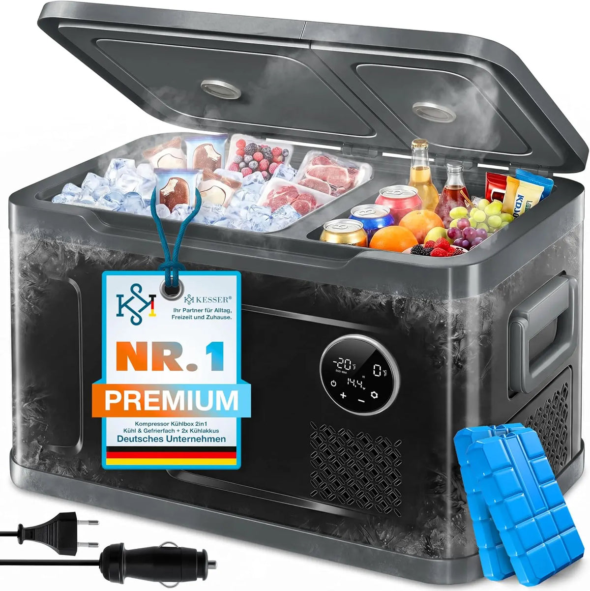 KESSER Kompressor mit LED-Beleuchtung