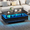YITAHOME Sofa mit LED-Beleuchtung Schwarz